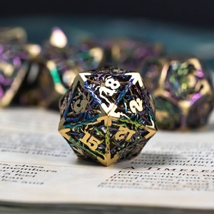 Cho Udixi Biểu Tượng Tùy Chỉnh RPG Dungeons Và Dragons Hollow Kim Loại Spider <span class=keywords><strong>Dice</strong></span> Trò Chơi Thiết Lập Đa Diện Với Hộp Kim Loại Đóng Gói - Product Image 4
