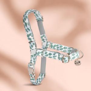 Harnais pour chien de taille S, luxueux, durable, respirant, en coton, anti-traction, design imprimé exclusif et personnalisé pour chiens - Product Image 1