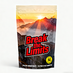 バルクプロテインパウダー ジッパー付きスタンドアップパウチ 再利用可能 食品グレード マスゲイナー ホエイプロテインパウダー サプリメント サンプルパック ドイパック - Product Image 1