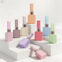 Échantillon Gratuit 12ml 13ml Gel de Base pour Ongles Bouteilles en Verre Multicolores Vernis à Ongles Contenants Vides pour Nail Art avec Couvercles et Pinceaux Emballage d'Usine