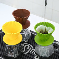 Filtro de Café Portátil de PVC de Grado Alimenticio, Impermeable, con Diseño Minimalista y Control de Flujo, Personalizable
