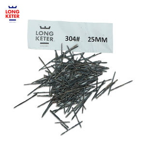 Fibre d'acier réfractaire pour le renforcement du béton UHPC, fibre d'acier micro-ciment recouverte de cuivre - Product Image 6