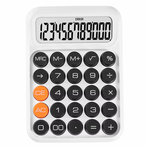 Bán sỉ cổ điển 12 chữ số nhựa điện tử máy tính cho Khuyến Mãi, kinh doanh, trường học, văn phòng công cụ văn phòng phẩm - Product Image 1