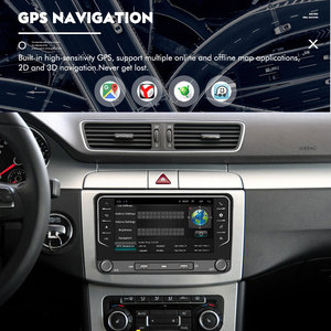 7 pouces Android 10 lecteur d'autoradio pour VW Volkswagen Skoda Golf <span class=keywords><strong>5</strong></span> Golf 6 Polo Passat B5 B6 Jetta lecteur multimédia Gps unité principale - Product Image 4