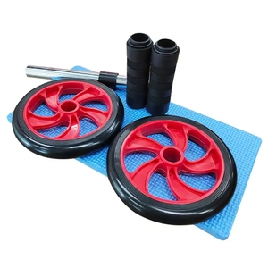 Roue d'exercice <span class=keywords><strong>AB</strong></span> pour salle de sport à domicile avec poignées antidérapantes - Product Image 5