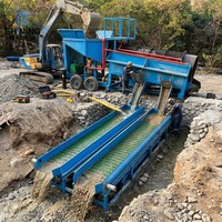 Trommel Lavador de Oro de Doble Criba 80 TPH para Minas de Oro Placero y Aluvial con Alto Contenido de Lodo