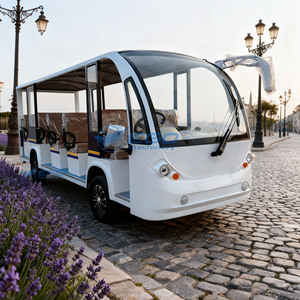 Autobús Turístico Eléctrico Blanco de 14 Asientos en Oferta, Ideal para Turismo y Patrullaje Urbano Autobús Turístico Personalizable - Product Image 1