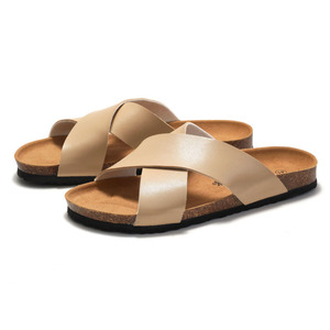 Pantoufles simples à semelle souple pour hommes, sandales de plage rétro à fleurs, antidérapantes, confortables, chaussures décontractées pour hommes - Product Image 2