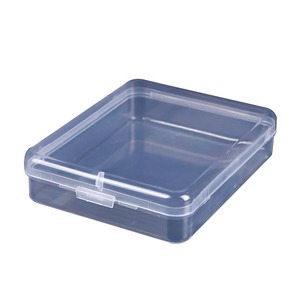 Transparent Plastic Storage Box Rectangle Covered For Facial Puff Packaging 5415 - Product Image 5