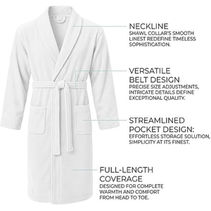 Robe de nuit en flanelle pour femme, pyjama thermique Dri Fit, peignoir d'hiver avec lien frontal, vente en gros de pyjamas - Product Image 3