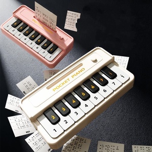 Wholesale <b>Mini</b> Pocket Multi-Functional Electronic Keyboard Piano Toy Plastic Musical Instrument Toy for Kids - Product Image 3