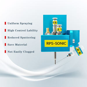 100kHz breite Ultraschall-Sprüh zerstäuber düse für Perowskit-Solarzellen mit Titan düsen und Flüssigkeits versorgungs system - Product Image 3