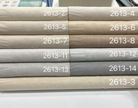 Tissu de rideau occultant en chenille de luxe 500 GSM, poids lourd |   Tissu sans couture de 320 cm de large avec un taux d'ombrage de 95% pour la décoration d'hôtel # 2613