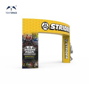 Soporte de pantallas de aluminio portátil, pantalla de tela de tensión publicitaria, línea de meta <span class=keywords><strong>3D</strong></span> de inicio, pantallas de puerta de arco de entrada para eventos - Product Image 3