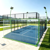 Terrain de Padel Super Panoramique à Prix Abordable pour Intérieur et Extérieur, Facile à Construire et à Entretenir, OEM/ODM, Solution Complète