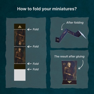 Miniaturas de Papel Imprimibles de Anime OEM ODM, 80 Piezas, Esqueletos, Zombis, Vampiros y Otros, Imprimibles para D&D 5E, Descarga Instantánea - Product Image 6