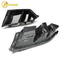 Prises d'air avant en fibre de carbone sèche avec grille pour BMW M3 G80 G82 G83 M4 style MP, conduits d'air en carbone véritable