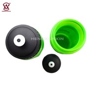 Logo personnalisé en plastique 600ml Sports de plein air bouteille d'eau sans nourriture bouteille d'eau à presser pour sac accessoires
