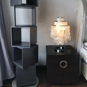 Lampe de table en coquillage personnalisée transfrontalière pour chambre à coucher, lampe de chevet pour fille, pour usage domestique, salle de mariage, salon romantique et chaleureux - Product Image 3