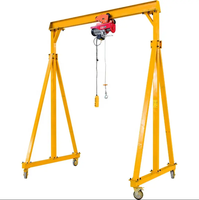 Grue portative de portique de grue de petit portique manuel de structure simple de 5 tonnes 10 tonnes