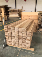 Planches de cèdre rouge 2x4 de qualité supérieure pour la construction, bois naturel en gros