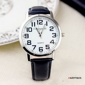 นาฬิกาควอทซ์สำหรับผู้ชายพร้อมตัวเลขขนาดใหญ่และเข็มเรืองแสง - Product Image 3