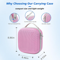 Étui de voyage rigide en EVA pour Meta Quest 2/Quest3/Quest3S/Visionpro, boîte de rangement anti-poussière pour casque VR, sac de transport portable