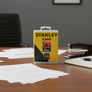 Agrafes Stanley Type A 6 mm, 5000 unités, revêtement en zinc - Product Image 3