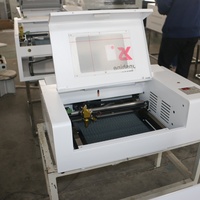 Máquina de Grabado y Corte Láser de CO2 de 50W 6090, Máquina de Corte Láser de CO2 6040 6090, Máquina Láser de CO2 de Escritorio Económica de 300*200mm
