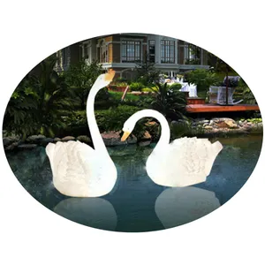 3d发光二极管天鹅动物艺术品雕塑灯主题灯花园公园高品质耐用，采用各种户外景观照明