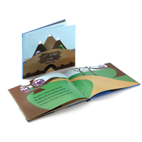 Impresión de libros infantiles de tapa blanda para colorear, servicios de publicación baratos personalizados