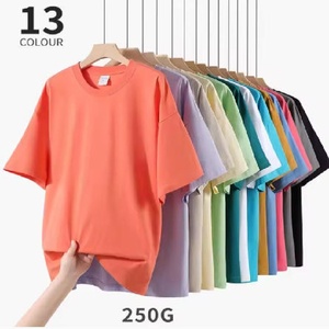 Men's Gift Advertising 140 Gsm T-shirt Promotional Custom TShirts 50/50 60 40 Cotton Poly Blend 65 men's cotton t-shirt