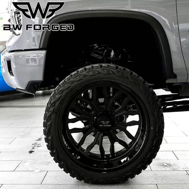 Bw Forged 20x12 Wheels 6x5.5 Pickup Truck 24x14 Forged Super Single Truck Wheels 6x135 for chevy silverado 2500HD