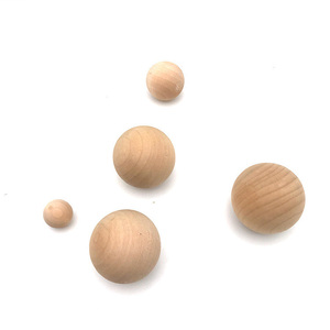 Boules décoratives <span class=keywords><strong>en</strong></span> <span class=keywords><strong>bois</strong></span> polies rondes naturelles non finies écologiques - Product Image 3