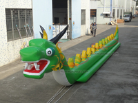 Bateau gonflable à Double ligne, équipement de jeu sur eau, loisirs, Design Dragon, cavalier d'océan, banane