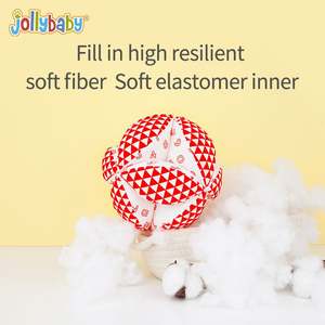 Jollybaby - Pelota de Peluche Personalizada para Bebés, Juguete Educativo Temprano, Pelota de Tela Cognitiva Reversible, Suave y de Peluche - Product Image 4