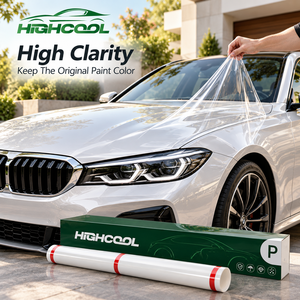 HIGHCOOL - Rollo de Película Protectora de Pintura Transparente para Automóviles, TPU PPF, 7.5mil/8.5mil/9.5mil/11.5mil, Suministro al por Mayor - Product Image 1
