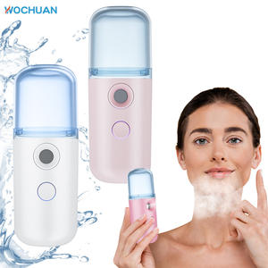 Casa Garrafa Hidratante Bonito Umidificador Handheld Automático Pulverizador De Pele Nano Névoa Portátil <span class=keywords><strong>Mini</strong></span> Face Steamer <span class=keywords><strong>Spray</strong></span> de Água Facial - Product Image 1