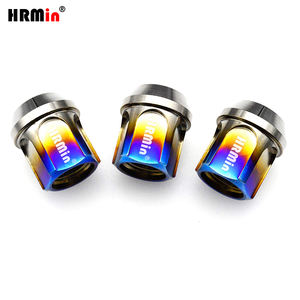 HRMin 10.9 kelas anti-maling kerucut kursi Gr.5 roda Titanium mur roda Titanium mur pengunci M14 * 1.5*27mm untuk Jeep Tesla mobil balap - Product Image 3