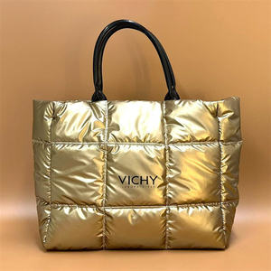 Nouveau modèle Sac à bandoulière matelassé en nylon tendance de grande capacité Sac à main matelassé Sac fourre-tout rembourré pour femmes - Product Image 6