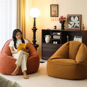 โซฟา Bean Bag แบบนั่งสบายสำหรับคนและสัตว์เลี้ยง เก้าอี้อ่านหนังสือแบบวางพื้น ทาทามิ Bean Bag สำหรับห้องนั่งเล่นและระเบียง - Product Image 3