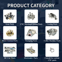 Servicio de Mecanizado de Precisión CNC Personalizado, Piezas de Aluminio Anodizadas, Modelo 3D, Fabricación de Metal con Fresado de 5 Ejes, OEM
