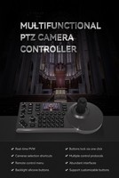Nuevo NDI HX Live Streaming Ptz Controller Keyboard Joystick para videoconferencia Ptz Control de cámara con cable de control de la RS-232