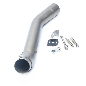 Tuyau d'échappement intermédiaire Kawasaki 51 mm en acier inoxydable courbé pour Z750 Z800 Z1000 Z900 ER6N GP - Product Image 3