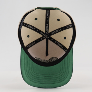 Casquette de Baseball Populaire à Vente Chaude, Design à <span class=keywords><strong>3</strong></span> Couleurs, 5 Panneaux, Logo Personnalisé, Beige Blanc Vert, Chapeau de Golf Unisexe Enfant et Adulte - Product Image 2