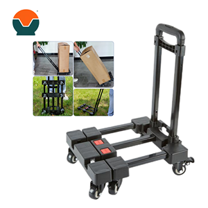 Vente directe du fabricant Tian Yu T721E-3 EVA Durable Capacité de charge de 150 kg Chariot à main pliable à 2 roues Chariot à bagages d'extérieur - Product Image 1
