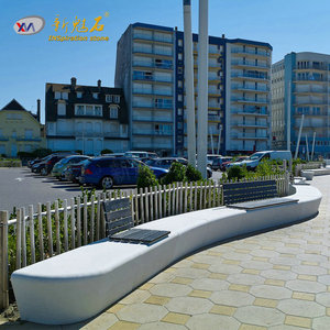Nuevos Materiales de Construcción de Piedra, Banco de Hormigón GRC XMS006, Alto Rendimiento, Resistente a la Corrosión, para Uso Municipal y Paisajístico - Product Image 3
