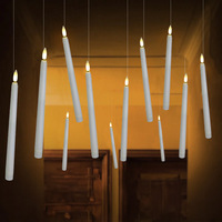 Venta caliente varita mágica vela levitante lámpara de Control remoto velas LED cónicas sin llama para fiesta de Halloween decoración de boda