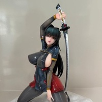 Figurine PVC Girl Onimusha Annerouge Steel Witch - Décoration de bureau tendance pour boîtier PC, modèle en boîte
