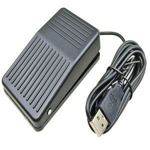 <strong>USB</strong> Foot Switch Programmable Keyboard Mouse <strong>Controller</strong> Hands Free Pedal for Gaming Office Transcription Work - Product Image 5